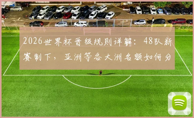 2026世界杯晋级规则详解：48队新赛制下，亚洲等各大洲名额如何分配与争夺？